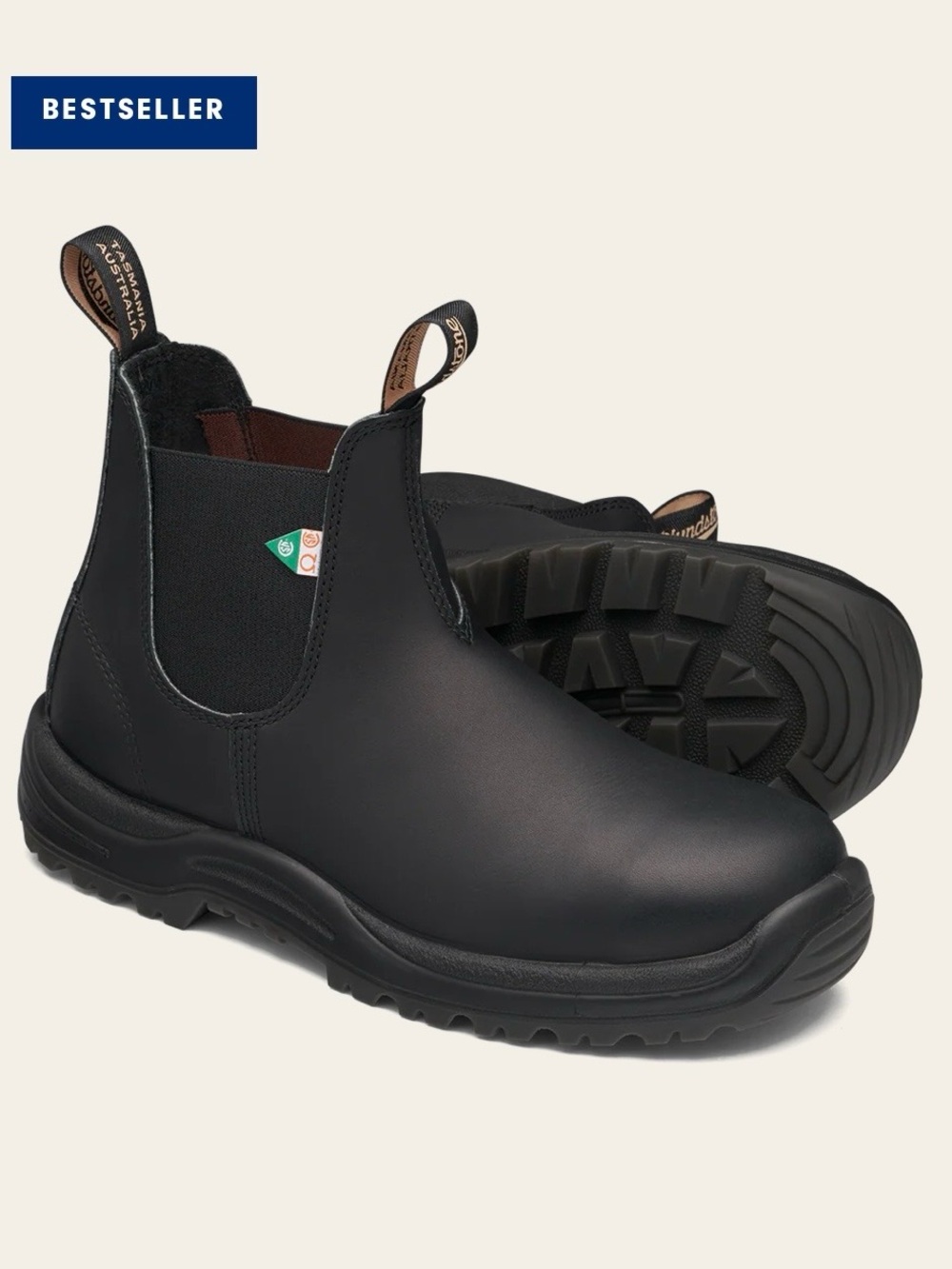 Blundstone #163 CSA Steel Toe Safety Work Boots Black Men’s Size 12